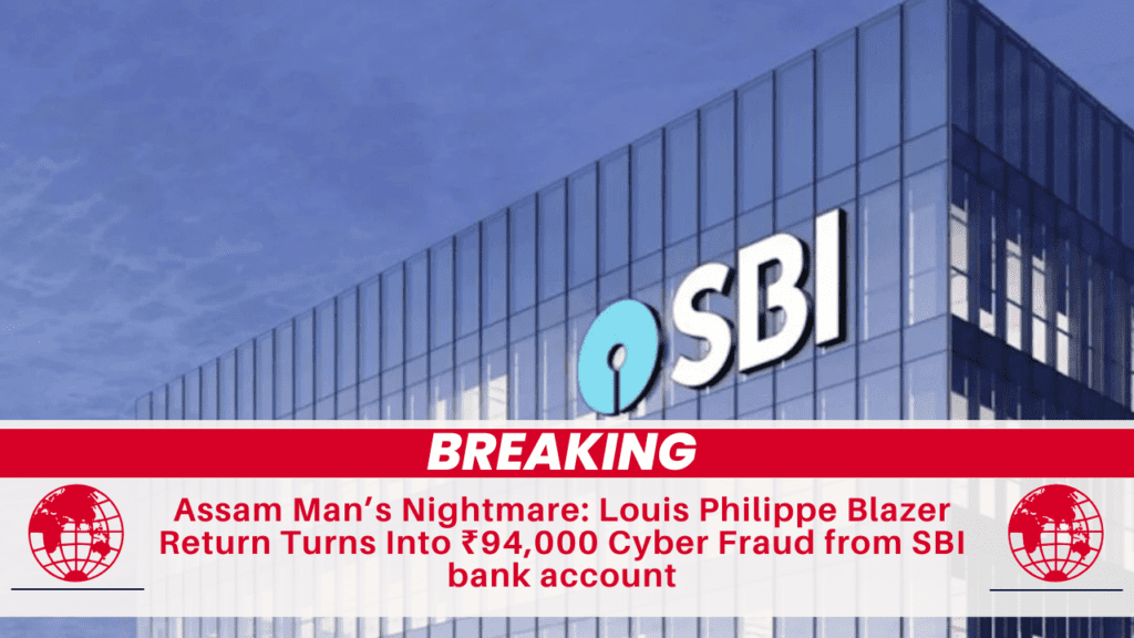 Assam Mans Nightmare Blazer Return Turns Into ₹94000 Cyber Fraud of SBI bank