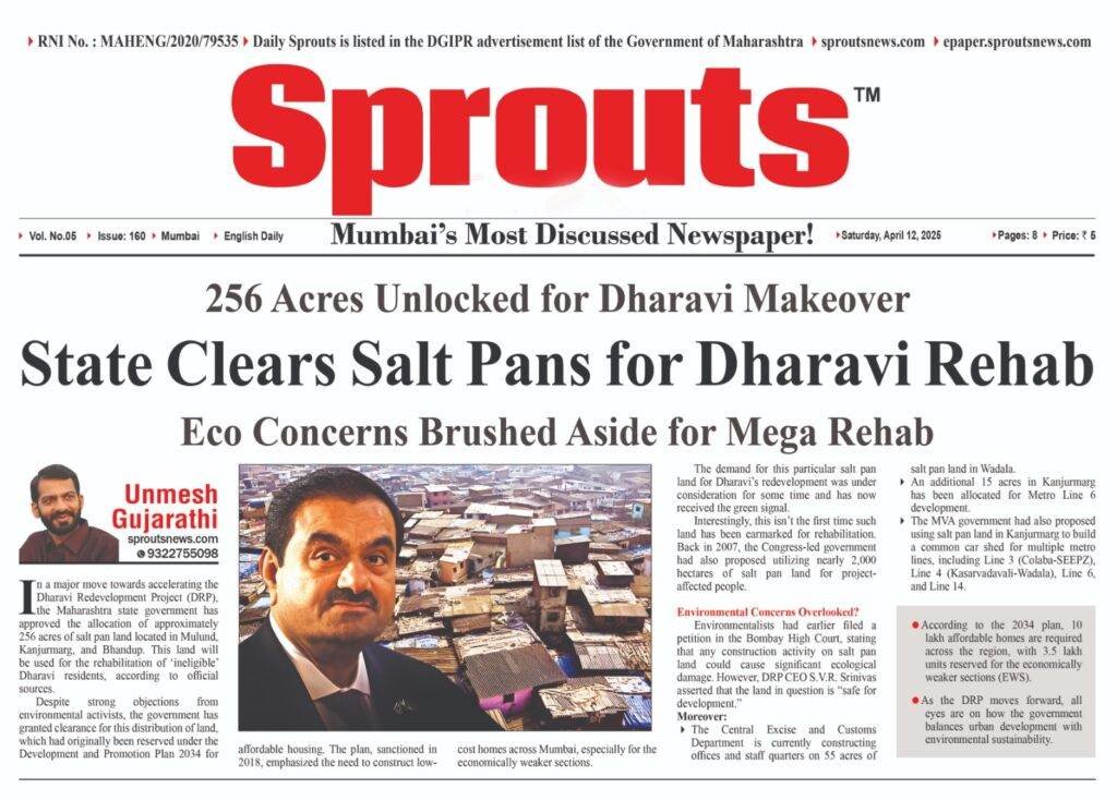 State Clears Salt Pans for Dharavi Rehab
