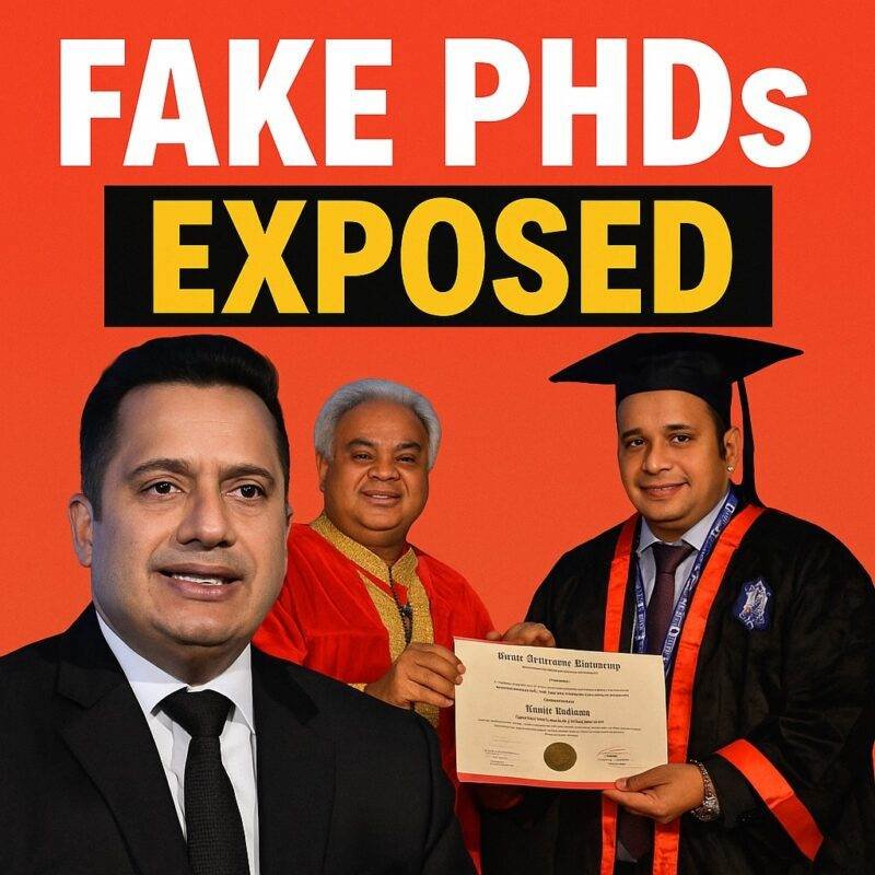 Fake PhD Honorary Doctorates