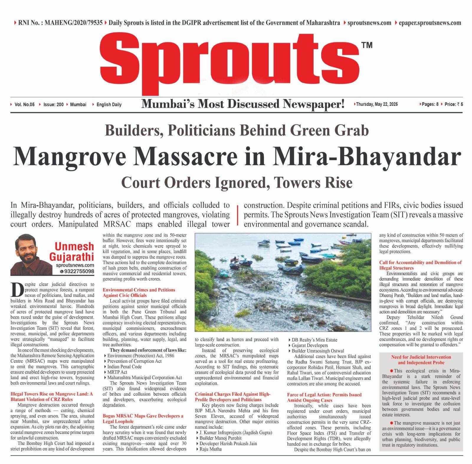 Mangrove Massacre Mira-Bhayandars Green Grab Exposed