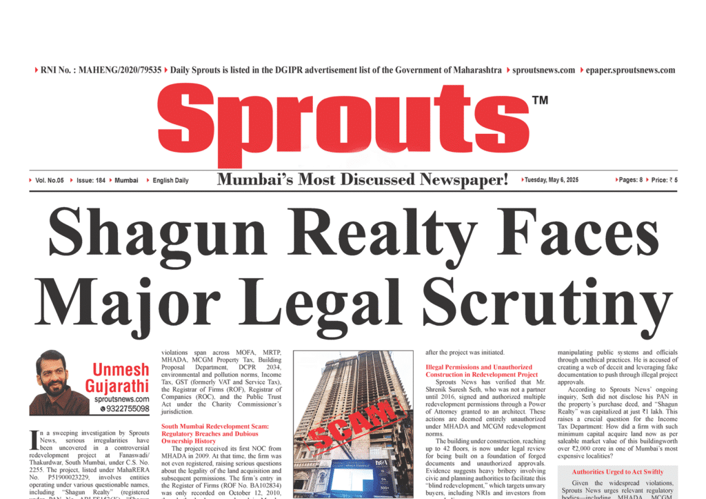Shagun Realty Under legal proceedings