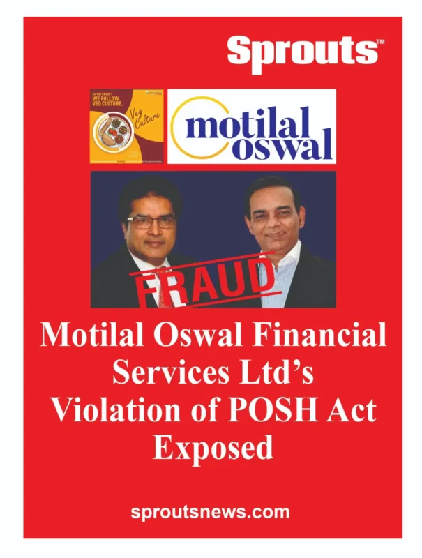 MOFSL in Violation of POSH Act