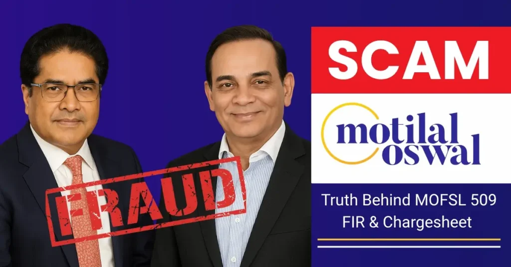 POSH Scandal Exposed Shocking Motilal Oswal FIR Twist.