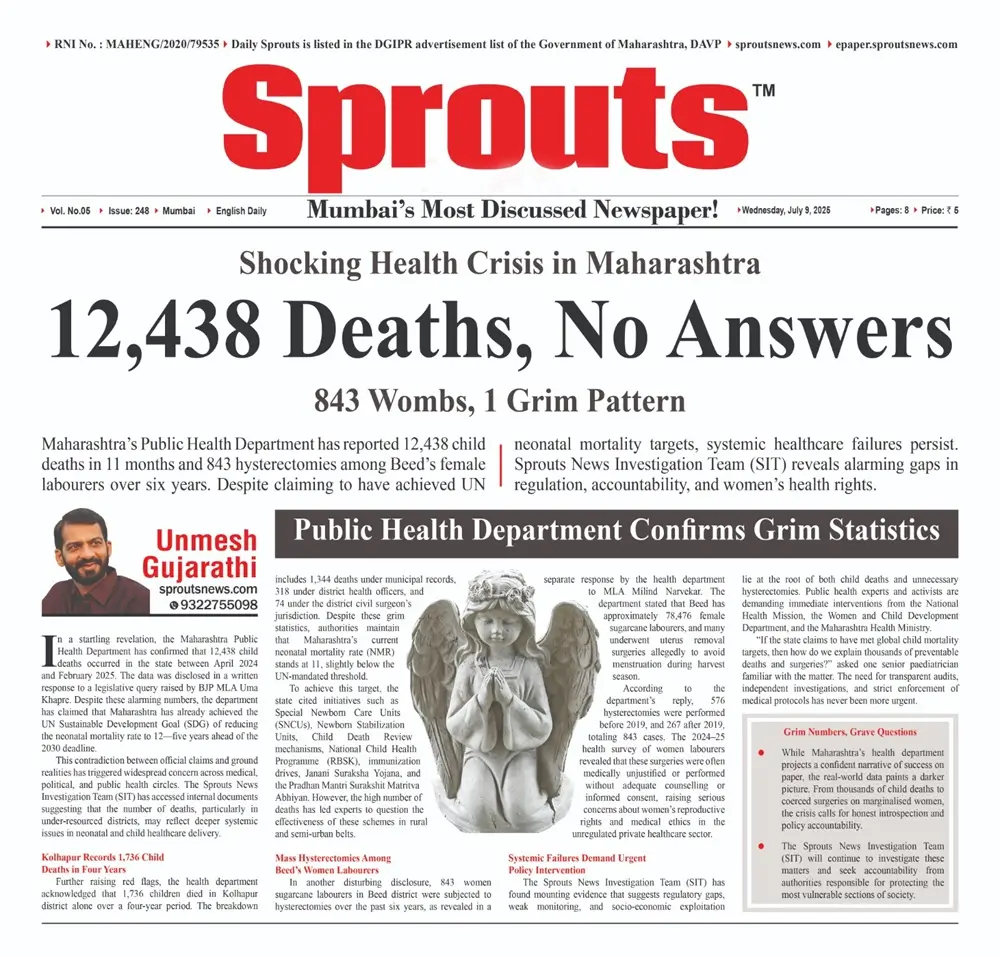 Child Deaths in Maharashtra Records 12,438 Tragic Losses, Healthcare Fails.