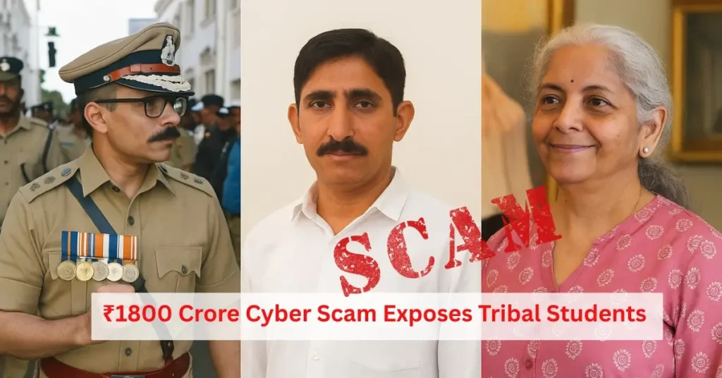 Cyber Scam Exposes Tribal Students in ₹1800 Crore Fraud.