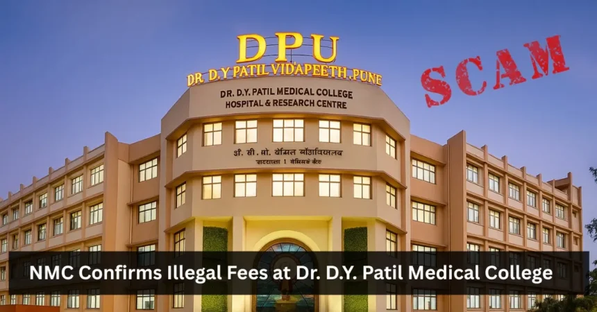 D.Y. Patil Medical College Exposed NMC Confirms Illegal Fees.
