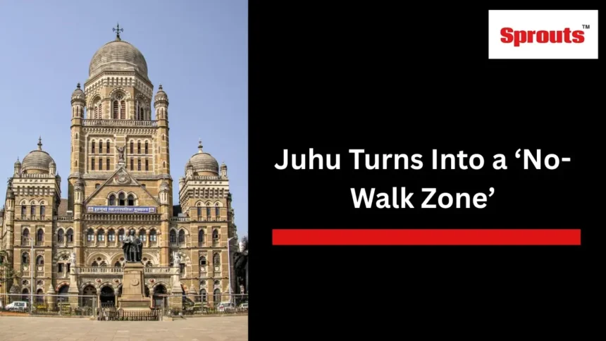 juhu no walk zone shock mumbais walkways crumble