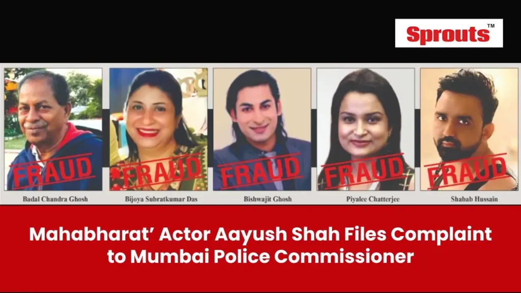 Actor Aayush Shah Files Complaint Against My Fledge Pvt. Ltd. Directors.