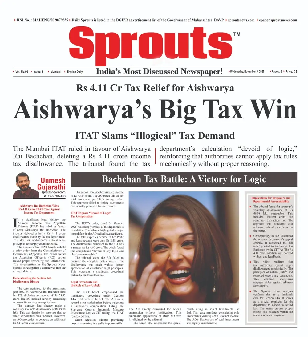 ITAT Rules in Favor of Aishwarya Rai Bachchan in ₹4.11 Crore Dispute.