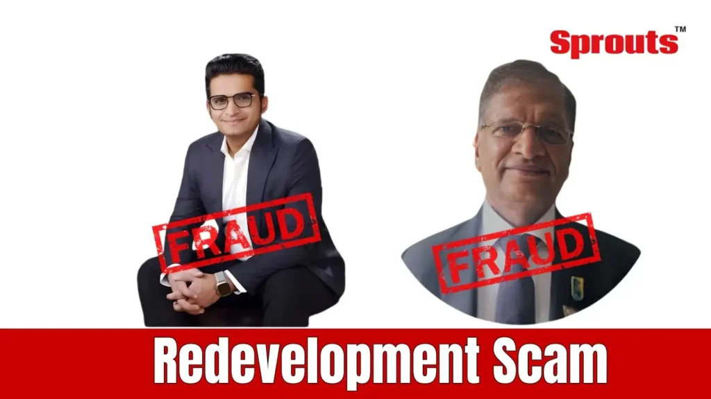 ₹31 crore Mumbai redevelopment scam involving father-son developers.