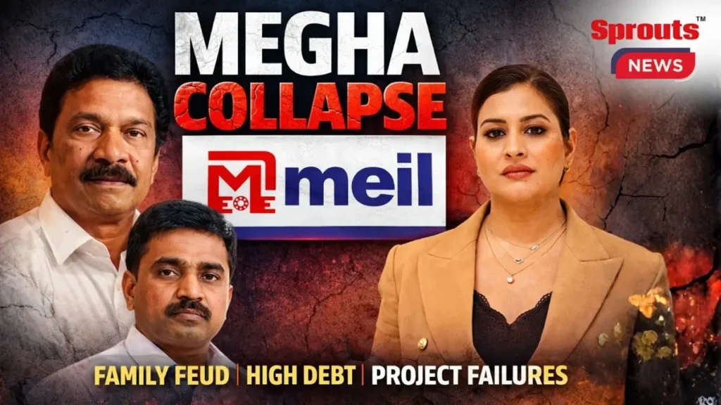 Megha Engineering infrastructure project site in India.