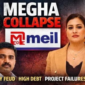 Megha Engineering infrastructure project site in India.