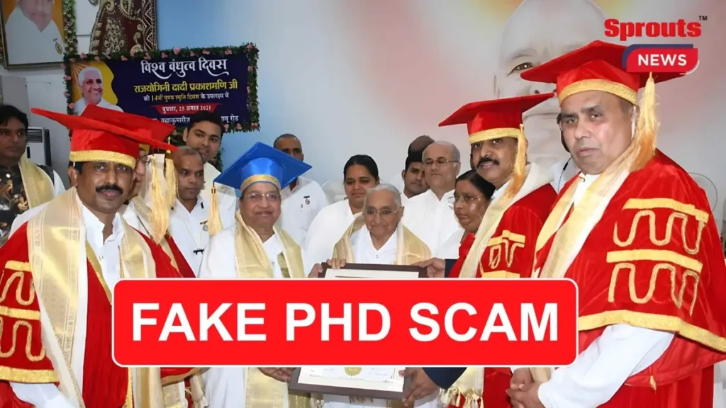 fake PhD doctorate scam in India