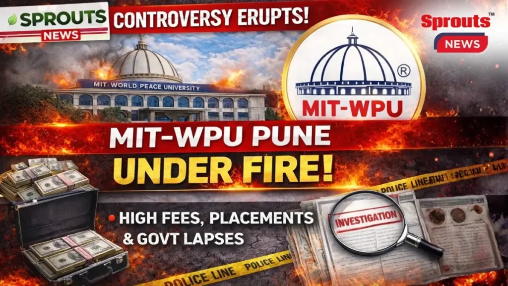 MIT WPU Pune Kothrud campus buildings.