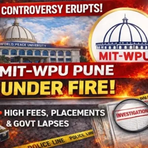 MIT WPU Pune Kothrud campus buildings.