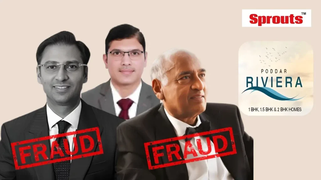 Poddar Housing project built on disputed charitable trust land in Mumbai.