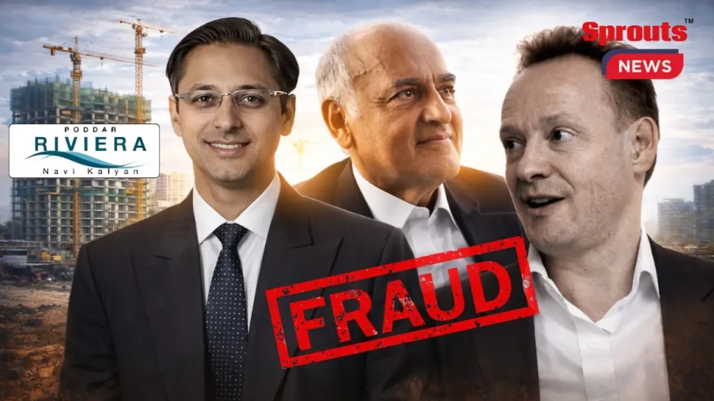 Stalled Poddar Riviera housing project in Kalyan.