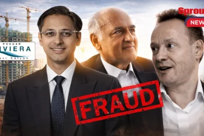 Stalled Poddar Riviera housing project in Kalyan.