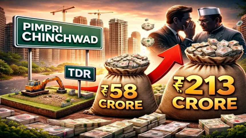 Land parcel in Charholi village linked to Pimpri Chinchwad TDR controversy.