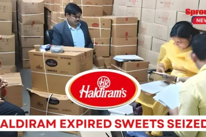 Haldiram expired sweets seized in Lucknow