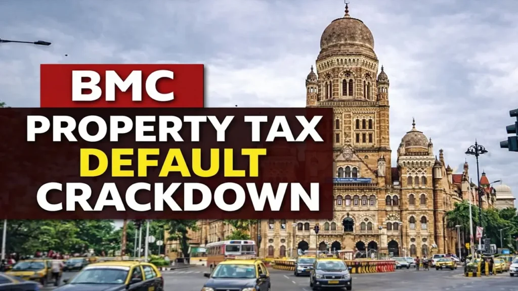 Official BMC property tax notice document crackdown