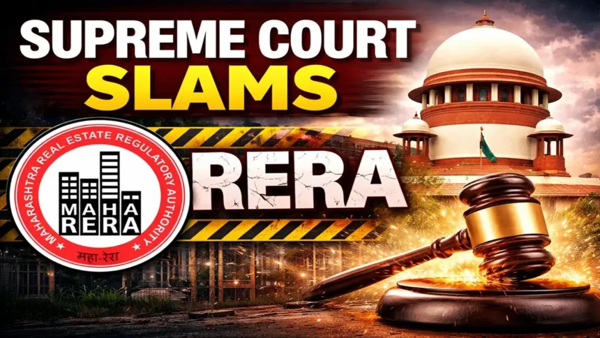 Supreme Court questions effectiveness of RERA in real estate regulation.
