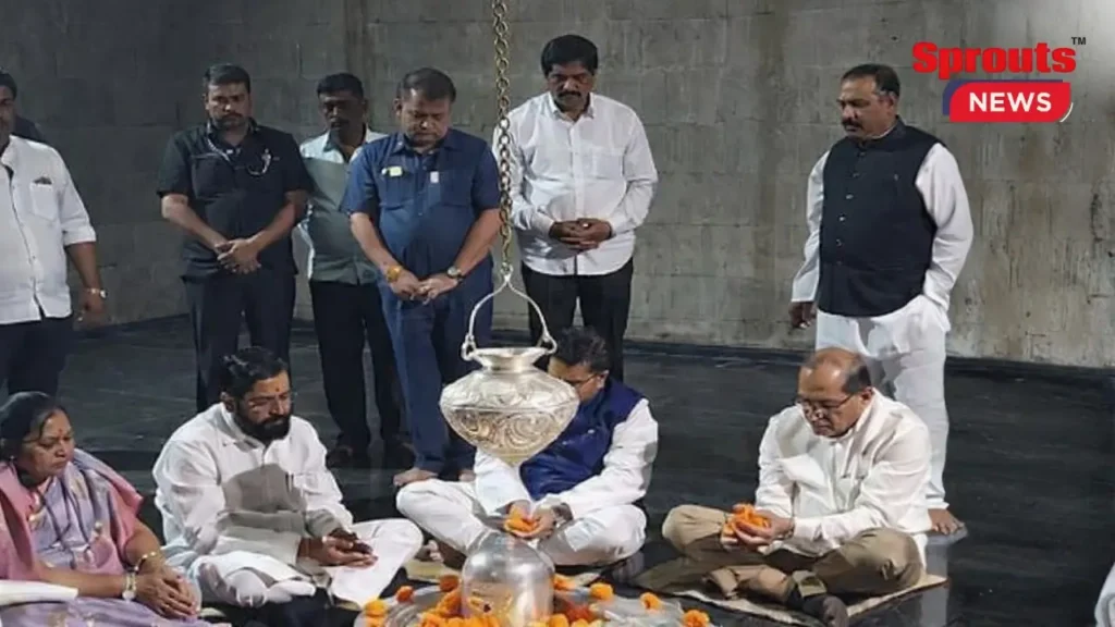 Eknath Shinde comes under focus amid Kharat case developments.