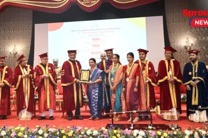 Jain Diksha ceremony held in Mumbai with multiple initiates.