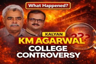 K. M. Agrawal College, Kalyan West at the centre of asset allegations.