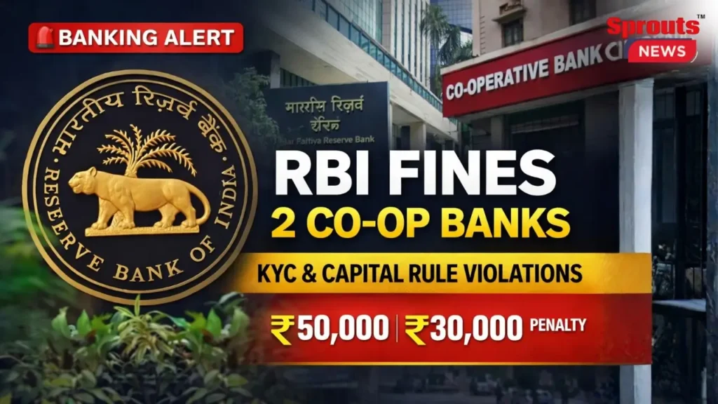 RBI Penalty on two Cooperative Banks for Regulatory Violations.