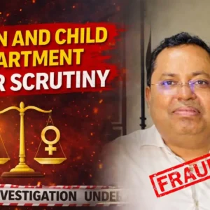 Women and Child Development Department under scrutiny following allegations.