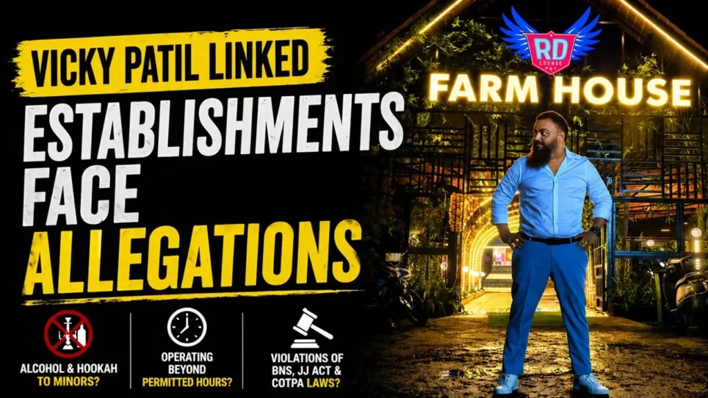 Bhiwandi RD lounge case draws attention as allegations against Vicky Patil.