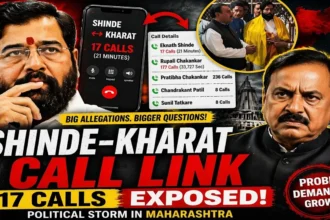 Call records cited by Anjali Damania show links between Ashok Kharat and Eknath Shinde.