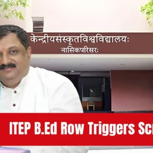Central Sanskrit University Nashik ITEP and B.Ed approval controversy row has triggered probe demands