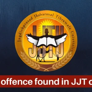 JJT University case sees a major twist as police find the FIR against Sagar Kachhawa baseless.