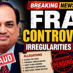 Maharashtra FRA fee irregularity controversy.