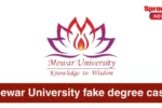Mewar University fake degree case has triggered a Rajasthan government notice.