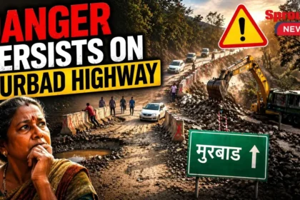 New concrete road developed on the Murbad–Malshej highway NH 61 stretch.