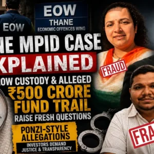 500 Cr Thane MPID case investigation.