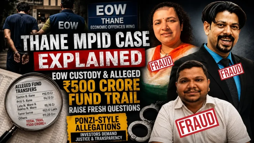 500 Cr Thane MPID case investigation.