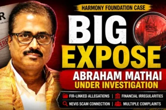 Harmony Foundation case under probe as FIR-linked allegations against Abraham Mathai.