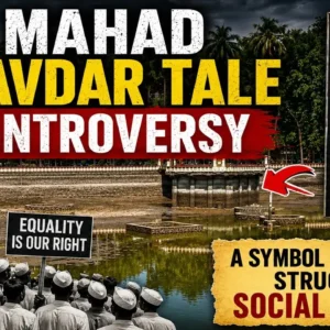 Ambedkarite groups and residents oppose a proposed beer bar near Chavdar Tale in Mahad.
