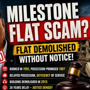 Milestone flat case in Panvel highlights alleged demolition, delayed possession.