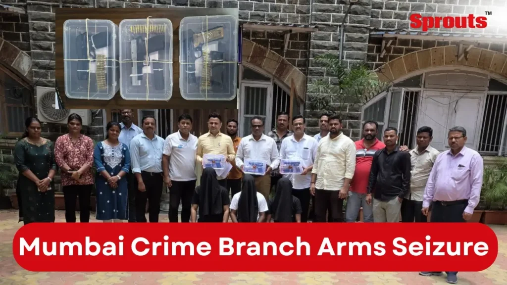 Mumbai Crime Branch Seizes Illegal Arms In South Mumbai.