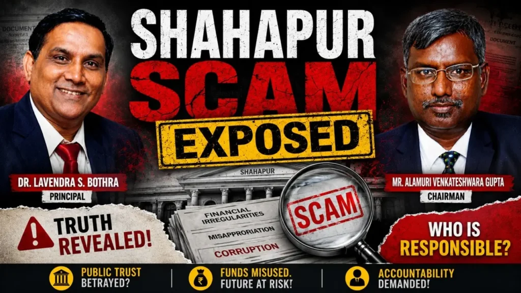 Shahapur scholarship scam case reaches court after police file chargesheet against Venkatesh Gupta and Lavendra Bothra.