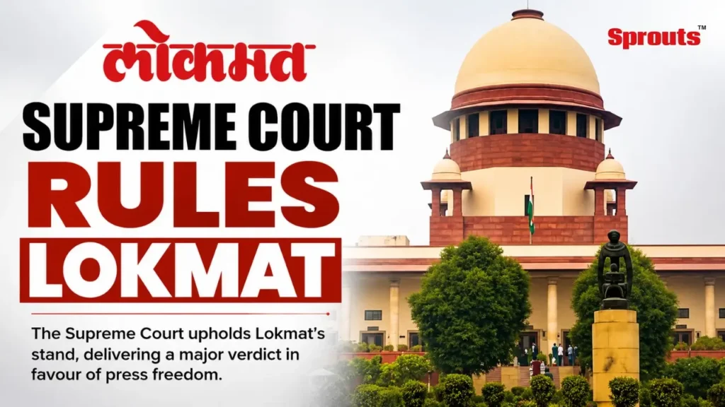 Supreme Court directed Lokmat Media to pay ₹70 lakh in settlement proceedings.