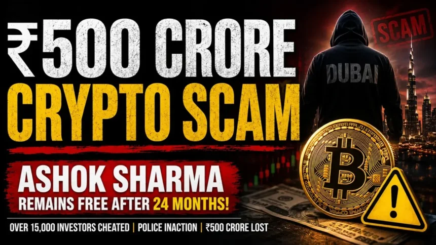 ₹500 crore crypto scam as accused Ashok Sharma remains free despite FIRs