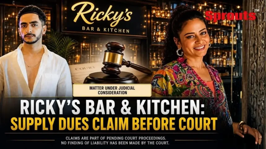 37 lakh recovery suit involving Ricky’s Bar & Kitchen.