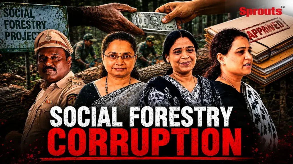Forestry Corruption allegations in the Thane Social Forestry Department.