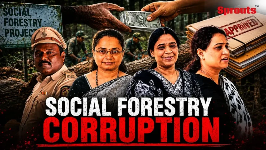 Forestry Corruption allegations in the Thane Social Forestry Department.